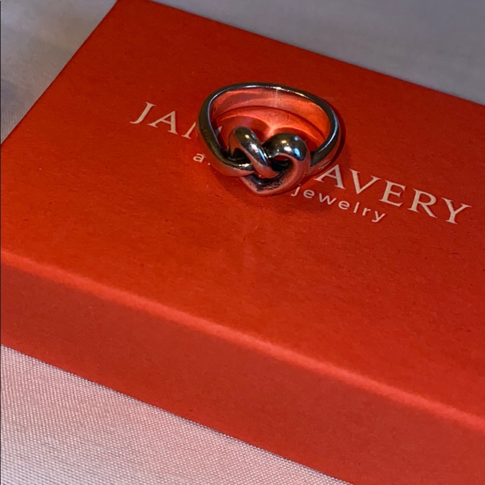 James Avery heart knot ring size 7